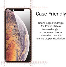 iPhone 11 Pro Max Tempered Glass Bubble Free Scratch Resistant