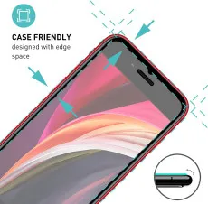 iPhone SE 2020 Tempered Glass Anti scratch 9H Crystal Clear (2 Pack)