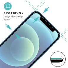 iPhone 12 mini Anti Scratch 9H Hardness Crystal Clear Tempered Glass (2 Pack)