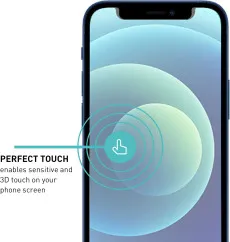 iPhone 12 mini Anti Scratch 9H Hardness Crystal Clear Tempered Glass (2 Pack)