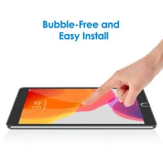 iPad 7th Gen Screen Protector 2-Pack 10.2 Tempered Glass Bubble-Free