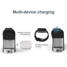 3 in 1 Wireless Charging Station Phone Fast Charger For iWatch AirPod iPhone Charging Dock Stand