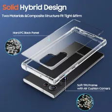 Samsung S23 Ultra Bumper Case Soft Slim Shockproof Gel Case