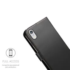 Leather Case For iPhone XR Black