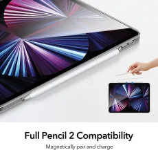 iPad Pro 2022 Case UK 4th Gen Compatible with A2435, A2761, A2762 Crystal Clear