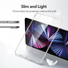 iPad Pro 2022 Case UK 4th Gen Compatible with A2435, A2761, A2762 Crystal Clear