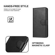 Huawei Mate 30 Lite Wallet Case Shock Resistant Flip Cover Pouch With Card Slots