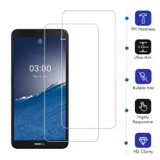 2.5D Tempered Glass For Nokia C3