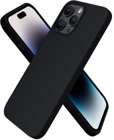 Case For iPhone 13 pro max Black Bumper Slim Silicone Soft