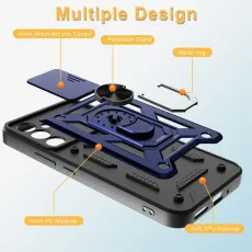 For Samsung A15 Magnetic Ring Stand Case Cover