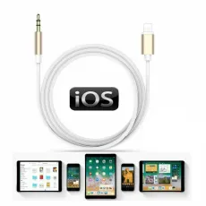 AUX Cable For iPhones Car Stereo Transfer Audio Music 3.5mm