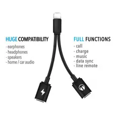 Dual Lightning Headphone Jack UK.