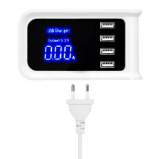 4 USB 20W Fast Charging Hub Port.