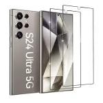 Samsung Galaxy S24 Ultra Tempered Glass Screen Protector Transparent HD Clear Anti-Scratch (2PACK)