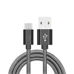 Micro USB Cable UK Heavy Duty Braided Micro USB Fast Charging Cable 2M Lead For Samsung OPPO Huawei