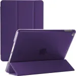 iPad Pro 9.7 Smart Case 4th Generation (2016) A1675, A1674, A1673 Smart Magnetic Stand Case Cover with Automatic Wake/Sleep (Purple)