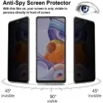 Xiaomi Redmi Note 11E Privacy Screen Protector 2-Pack – Anti-Spy Tempered Glass, Anti-Scratch, Bubble-Free, HD Clarity