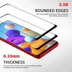 Waterproof & Dustproof 9D Tempered Glass Screen Protector for LG Q61  Case Friendly, UK Version