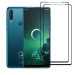 2-Pack Alcatel 3X (2019) 9D Tempered Glass – Case Friendly, Anti-Scratch UK Version