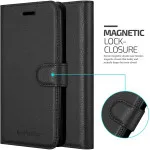 Huawei P40 Pro Wallet Case in Black Wallet Heavy Duty Protective Shock Resistant Flip Cover