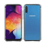 Samsung A70s Bumper Clear Case with Minimalist Design, Shockproof Slim Cover, Crystal Clear