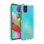 Samsung A51 Bumper Clear Case Cover Protective Bumper with Minimalist Design, Shockproof Slim