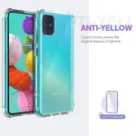 Samsung A51 Bumper Clear Case Cover Protective Bumper with Minimalist Design, Shockproof Slim