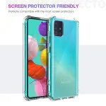 Samsung A51 Bumper Clear Case Cover Protective Bumper with Minimalist Design, Shockproof Slim