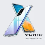Huawei P40 Bumper Case Ultra Thin Soft TPU Cover, Crystal Clear